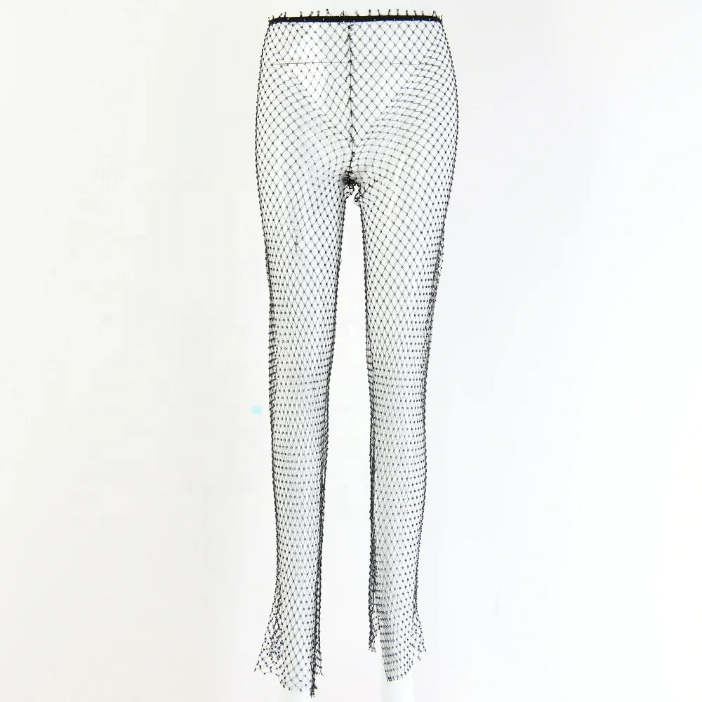 

B14226A New arrival women transparent lace pants trousers