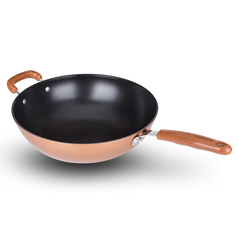 

2022 NEW kitchen ware induction metal Camping Customized Cook Ware Pot ceramics nonstick fry pan, Customized color