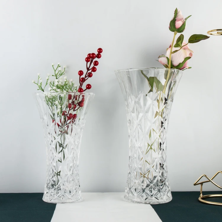 Europe Home Wedding Decorative Vases Tall Glass Stemmed Vase Buy