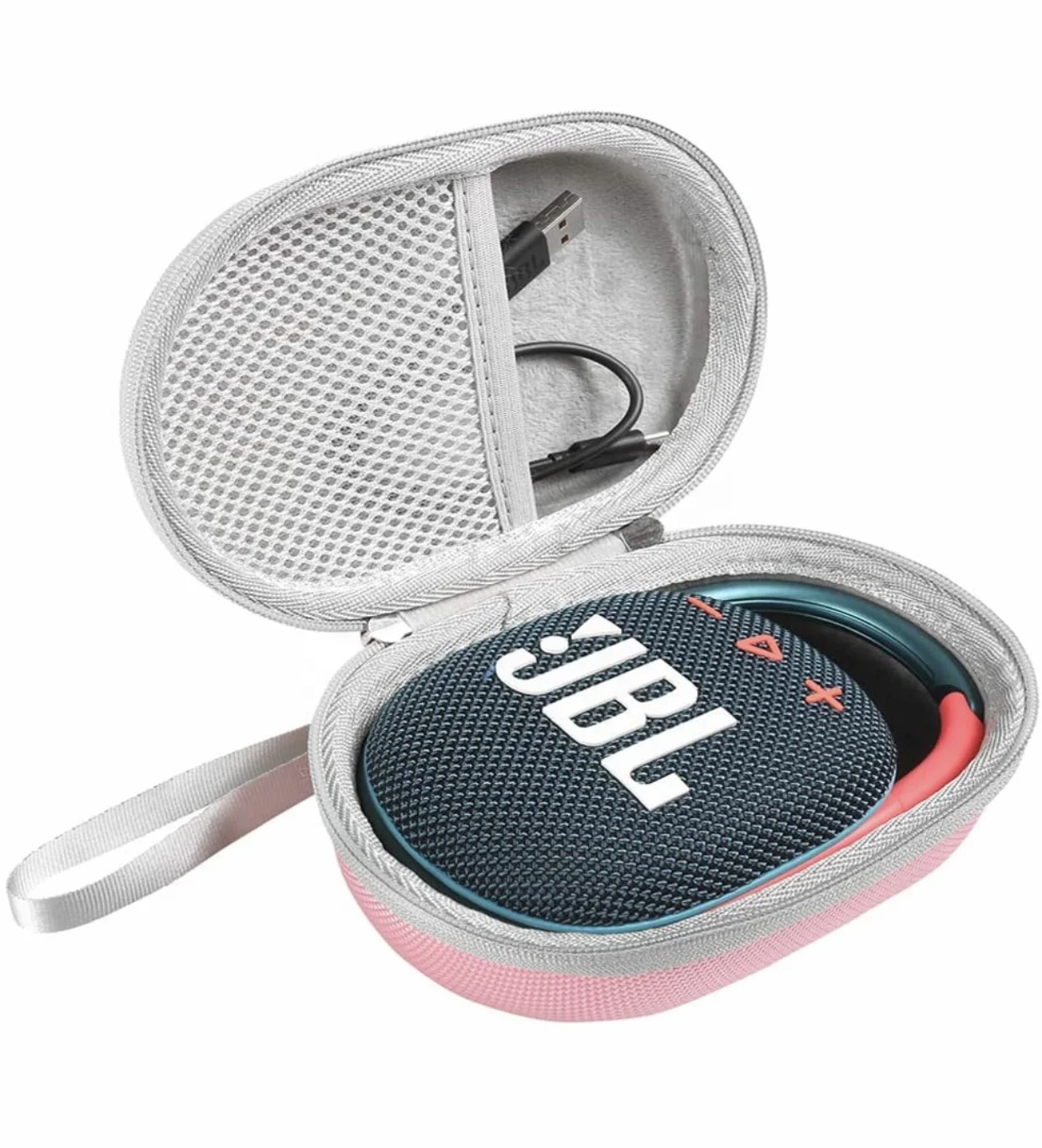 

EVA Hard Travel Speaker Case Waterproof Portable EVA Speaker Case for J-B-L parts Clip 4, Customized color