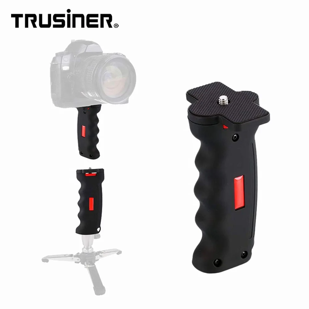 

Factory Portable Camera Grip Camcorder Mount For Phone Dslr Camera Handheld Stabilizer Handle, Black