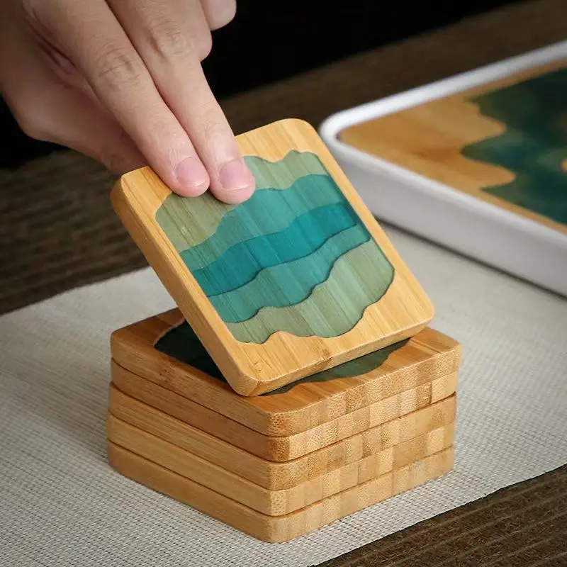 

Bamboo coasters