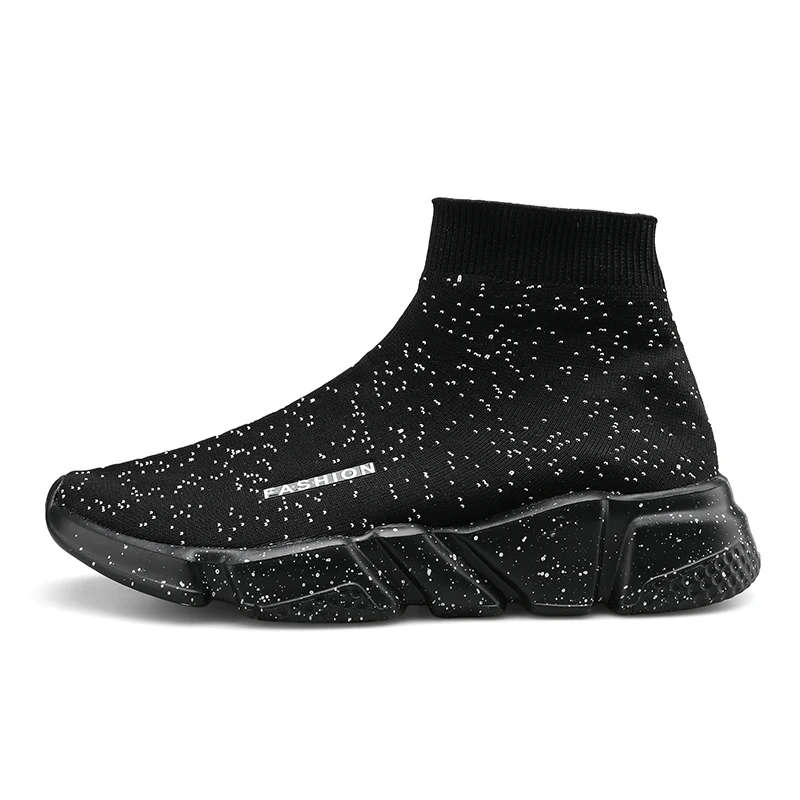 

New design fashion sock shoes for women knitting men sneakers