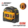 SNDWAY new Laser distance meter Tape rangefinder multi function Self-Locking Hand Tool Device SW-TM60