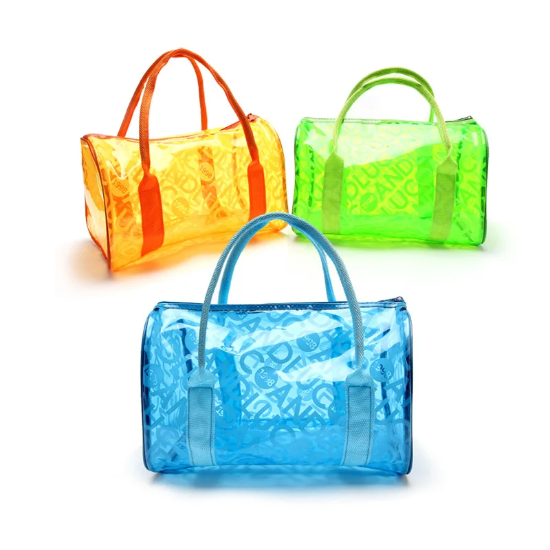 

Luxury Handbags For Women Outdoor Swimming Fashion Waterproof Fitness Toilet Portable Beach Jelly Sports Storage Bag, 10 colors