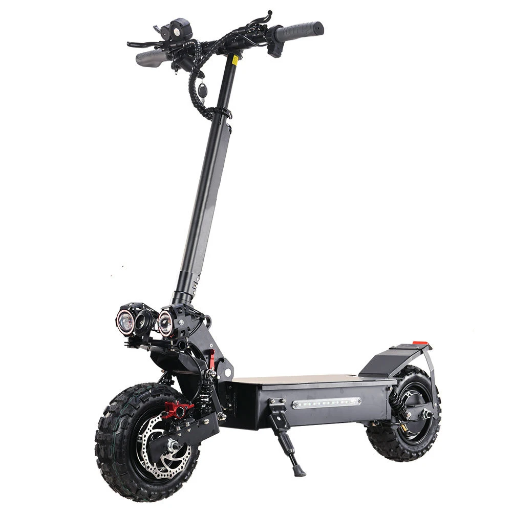 

EU US Warehouse Escooter 60v 5600W 40ah Dual Motor 80km Fast Speed off road fat tire long range Electric kick Scooter for adult, Black