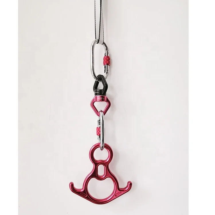 
Climbing 30kN CE EN354 Ball Bearing Aluminum Swivel for Aerial Yoga 