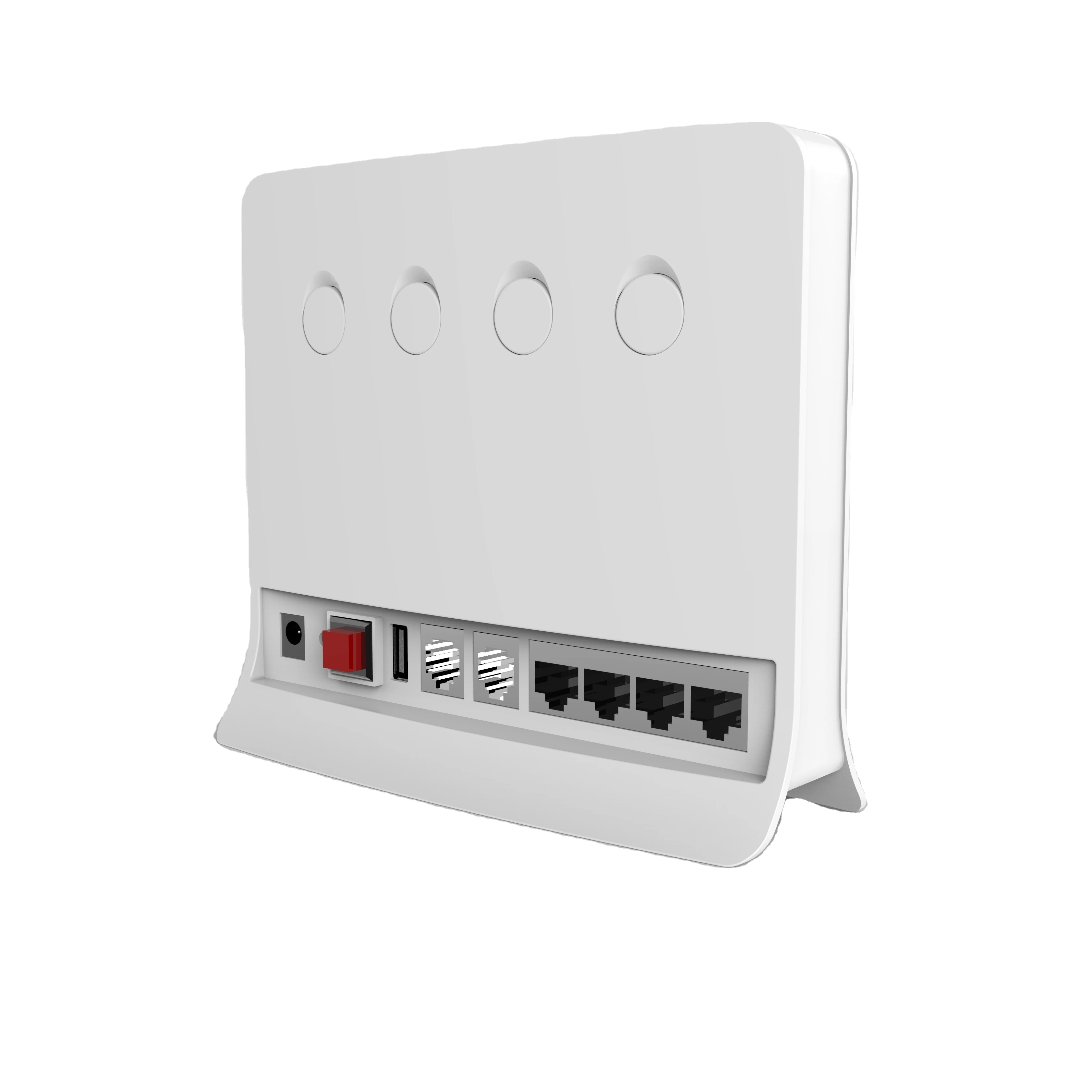 

LTE Portable WIFI 4G Router Indoor Unlocked WIFI Hotspot Wireless Router with SIM Card Modem 4G LTE Router, White