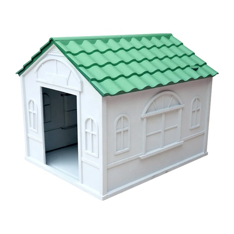 

Top Small Eco Friendly Out Door Winter Cages Cute Felt Pet Dog House Unique Rattan Stackable Kennel With Waterproof Shed Toy Bed, Red and green and blue and gray