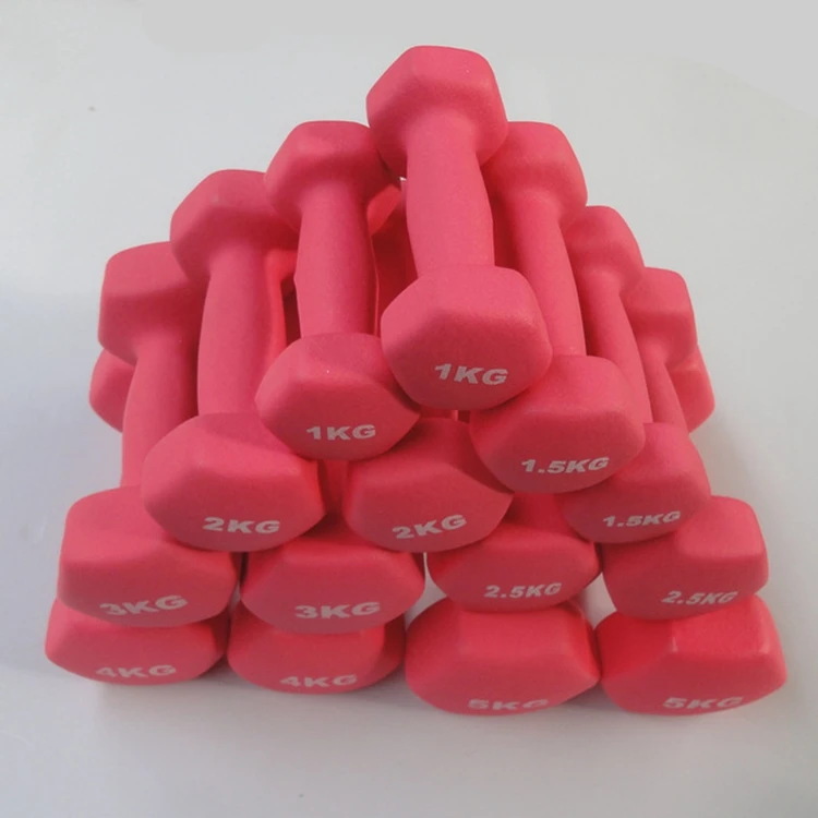 

Colorful eco-friendly multi-size small dumbbells set for unisex