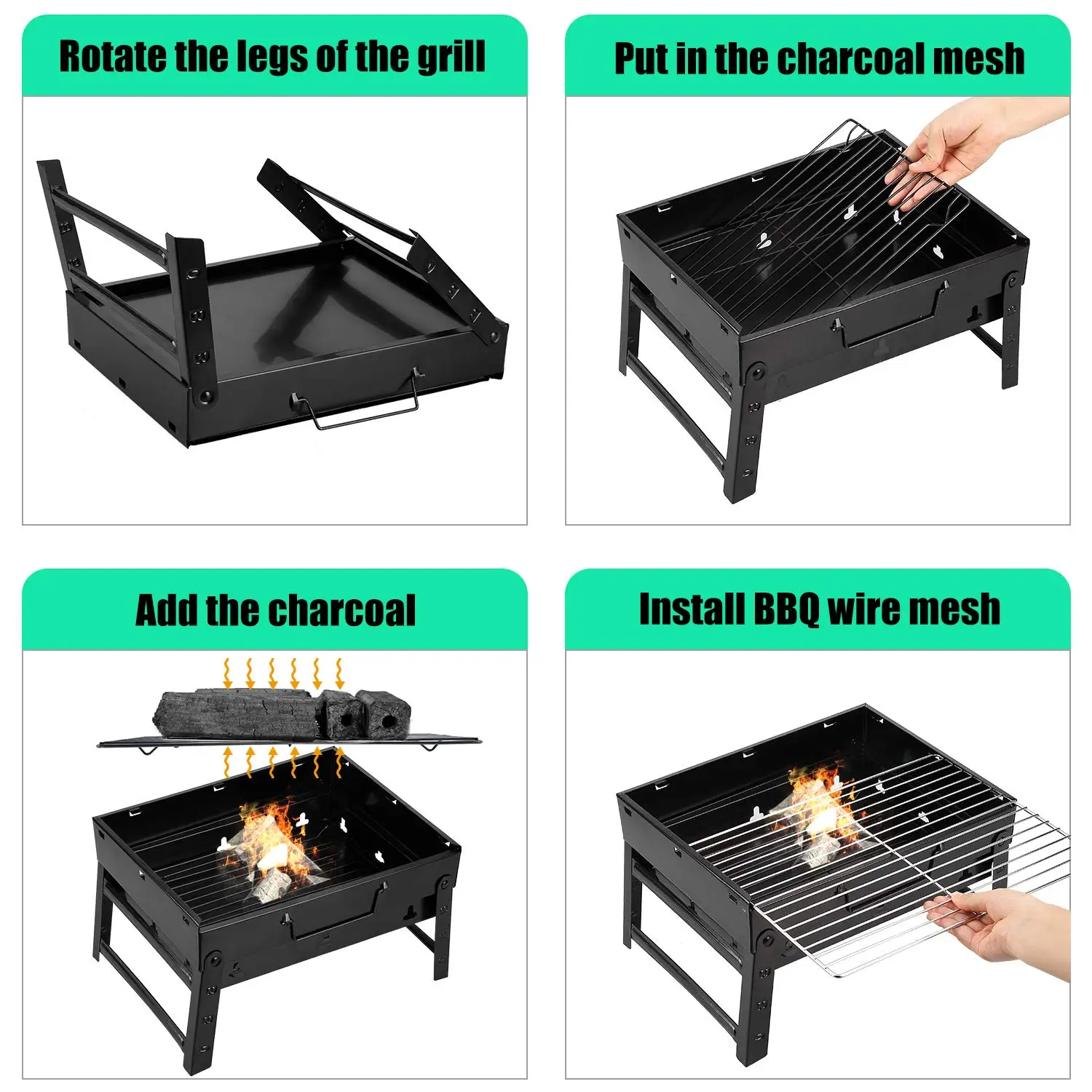 Hot Sale Instant Bbq Grill Disposable Grill Charcoal Bbq - Buy ...