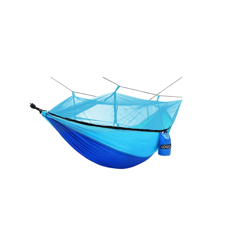 

Outdoor Parachute Camping Portable Hammock with Mosquito Net, Customized