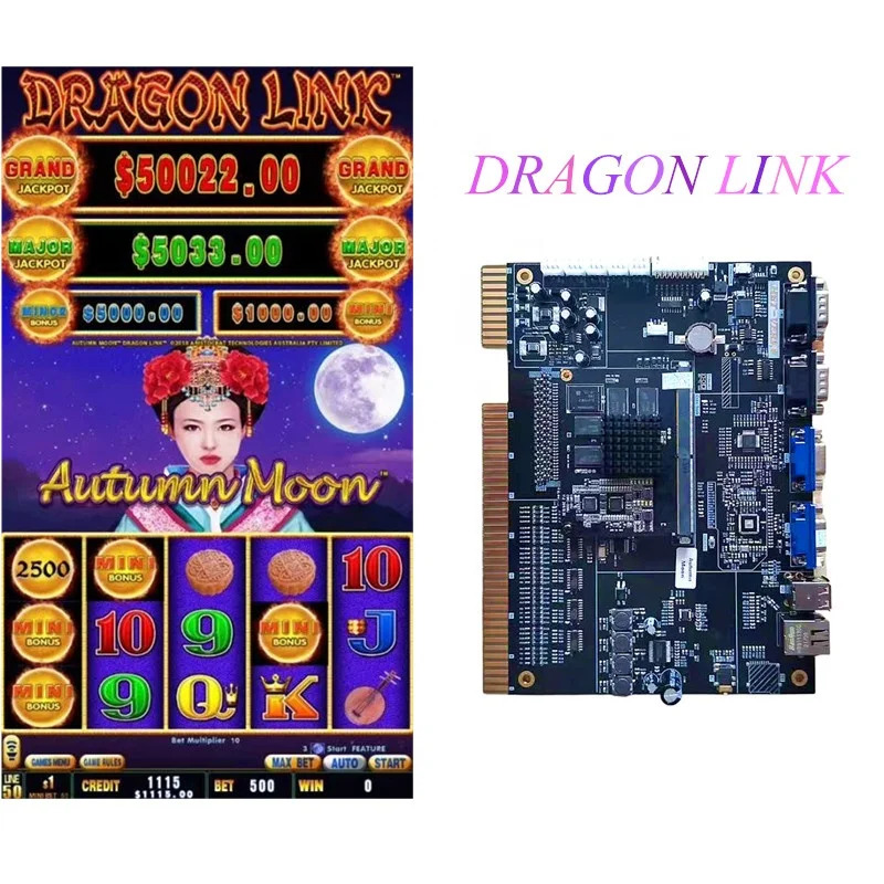 

American pop slot machine game vertical dragon link PCB