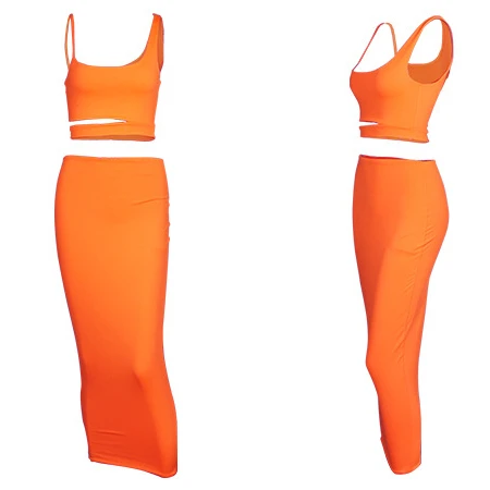 

New Sexy Women hot club bodycon 2 pieces set dress low neck bandage fit evening dresses