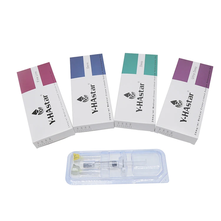 

2020 wholesales price injectable hyaluronic dermal filler hyaluronic acid injection, Transparent