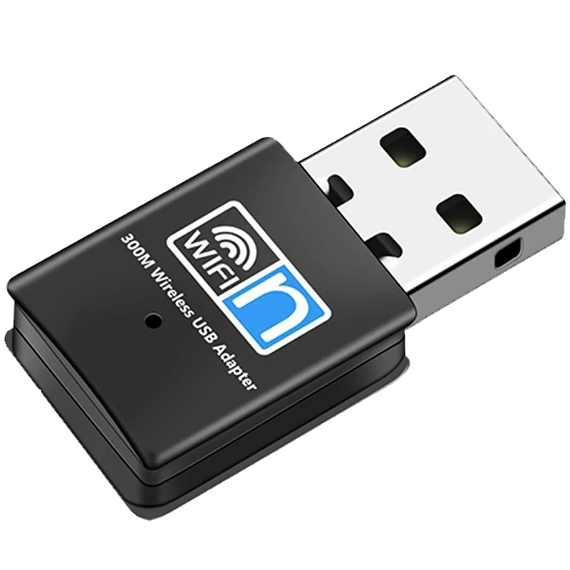 

Hot Selling 300mbps Free Driver Wireless Lan USB Adapter Wifi Card 2.4g Wireless Wifi Receiver For Laptop PC, Black