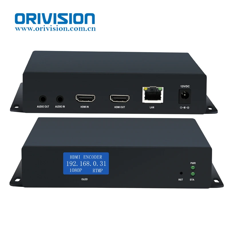 

ORIVISION H265 HEVC HDMI Video Encoder IPTV OLED SRT RTSP RTMP Live Streaming Video Encoder