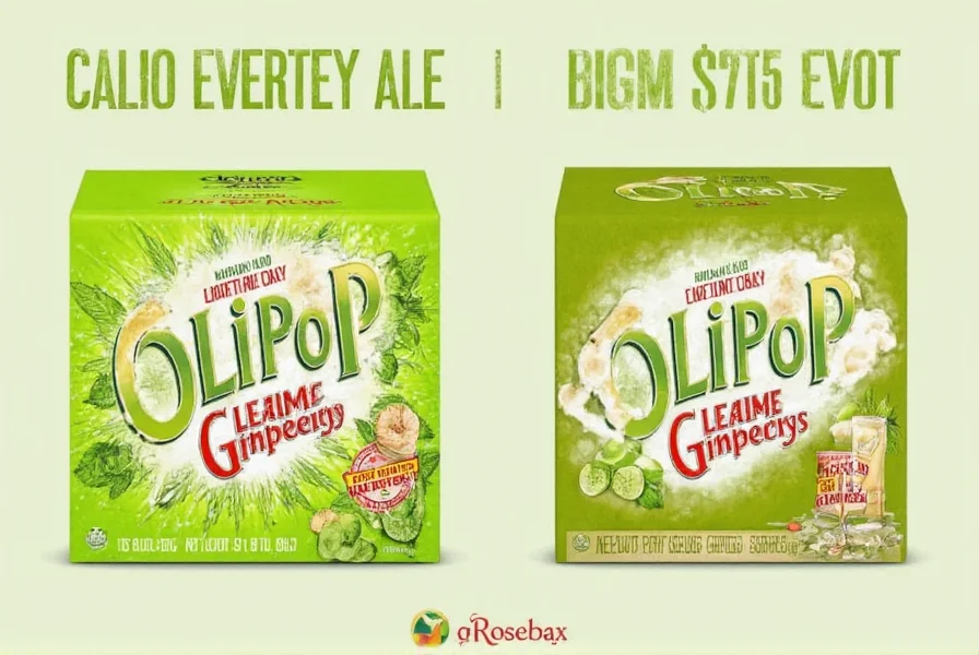 Close-up of OLIPOP ginger ale can showing ingredients list and nutritional information