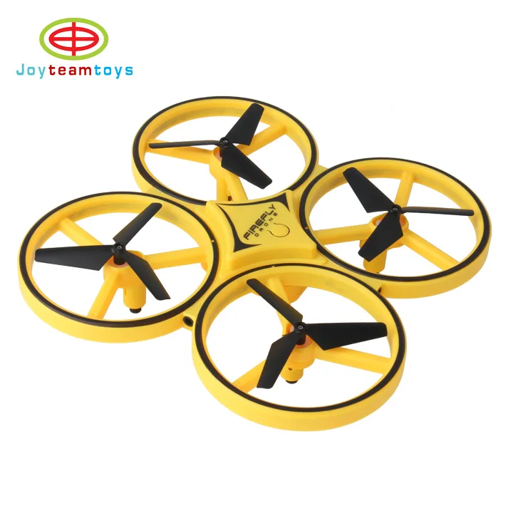 

Watch controlling flying infrared rc hand induction drone Gravity hand control led light rc helicopter battle watch drone