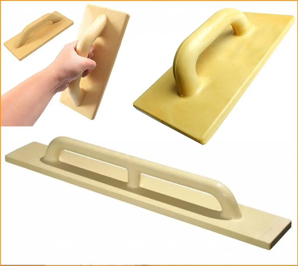 Plastering Hand Tools Bricklayering Float Plastic 18x32cm Polyurethane