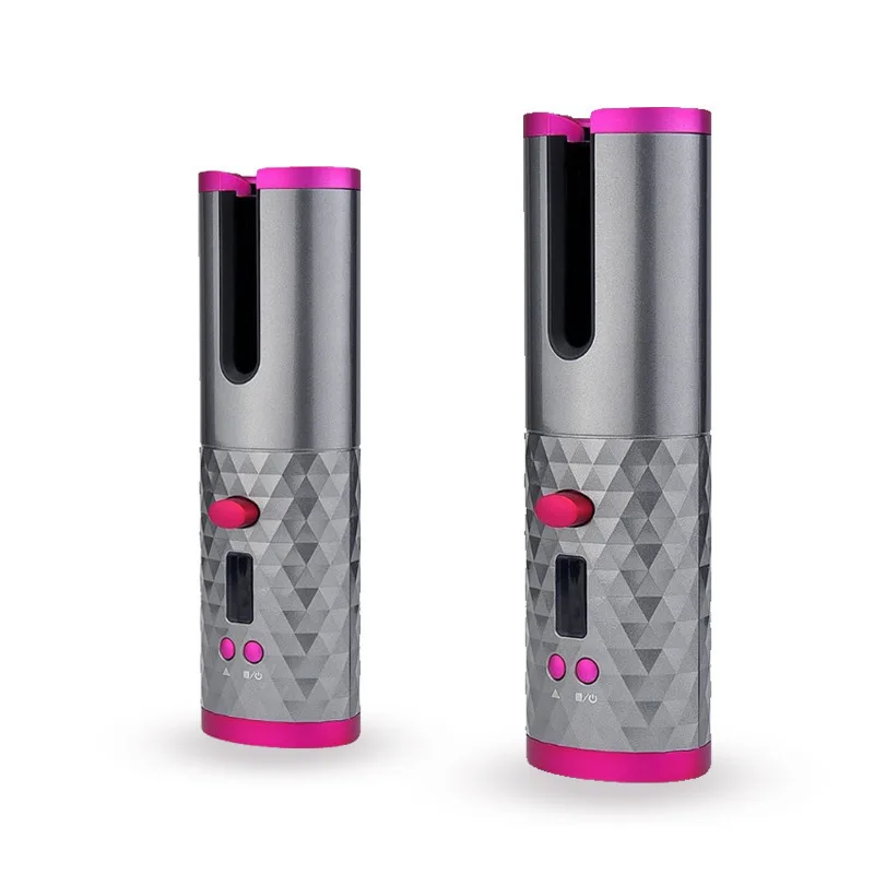 

Most Popular Usb rechargeable Iron Cordless Automatic Rotating Wireless Hair Curler For Home, Grey/white/pink/black