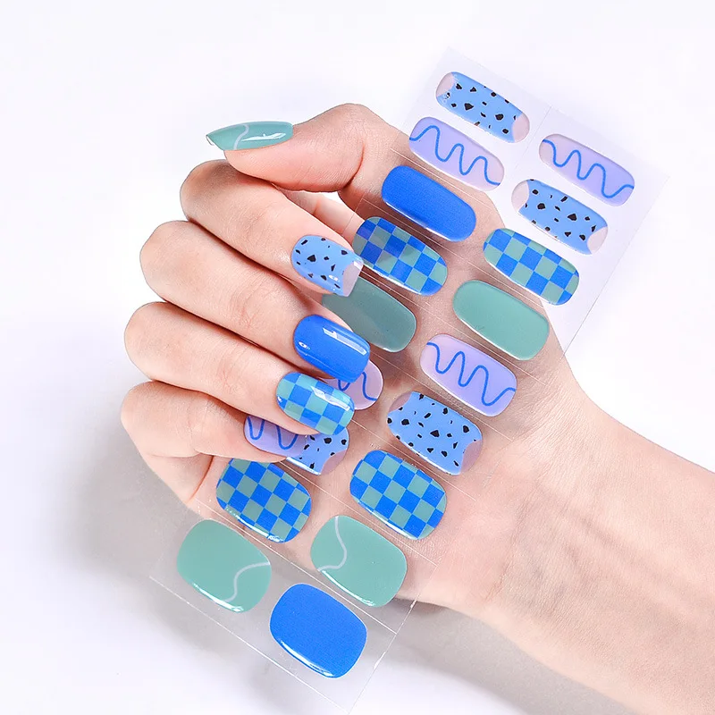

New women's UV3D Light Therapy Ice Cream gel nail nail nail patch
