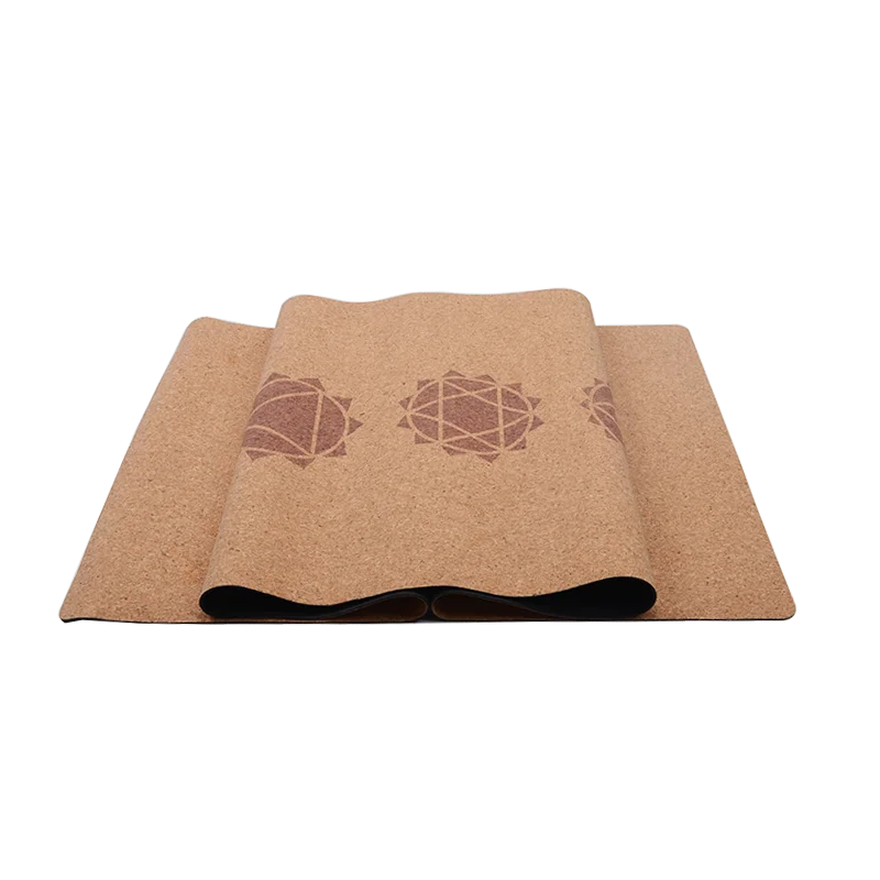 Hot Selling Natural Sustainable Cork And Natural Rubber Anti Slip Yoga