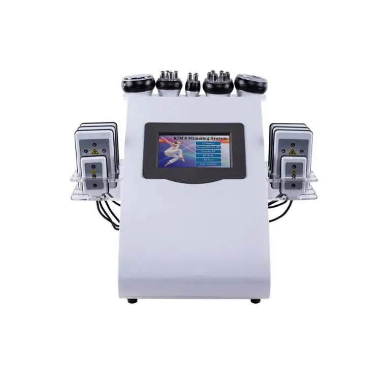 2020 Unique Design 6 IN 1 40k Ultrasonic Cavitation Machine Vacuum Ultrasonic Liposuction Cavitation Slimming Machine