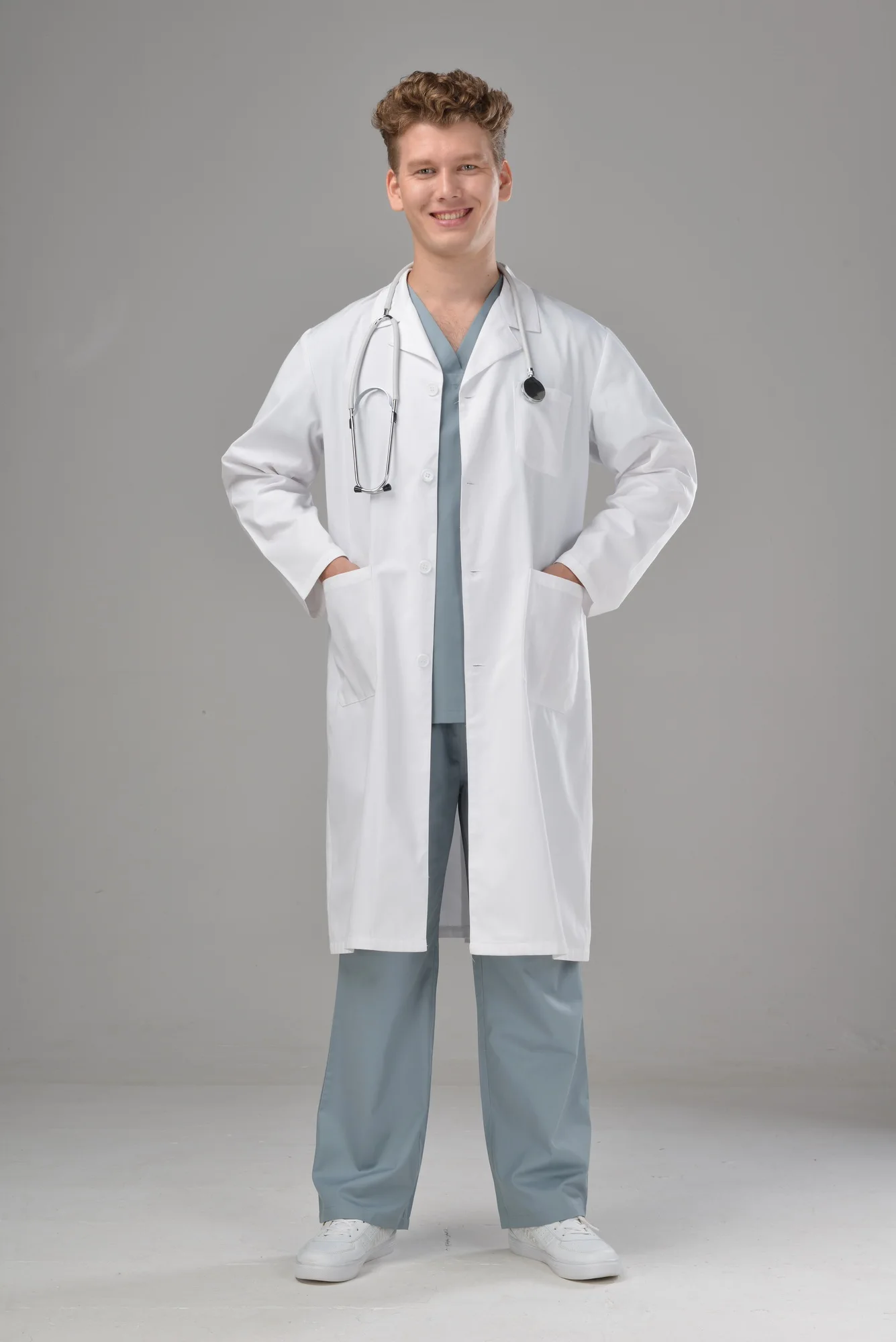 Doctor's Polycotton 65/35 White Medical Uniform Coat Buy Polycotton