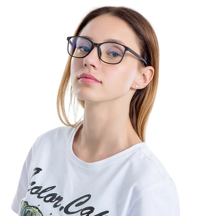 TR90 Anion negative ions comfortable men and women light soft Anti-blue light glasses