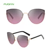 Fashionable Flash Frame Cat Eye UV400 Brand Designer Women Sunglasses