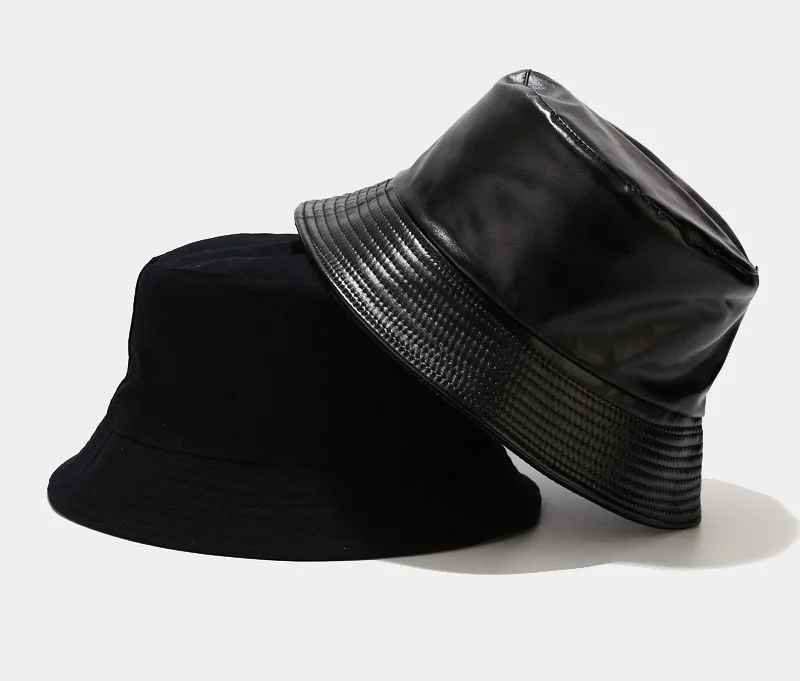 

Free shipping instock wholesale rain Sun Fishing Hat Fashion Cap packable reversible men b 100% leather bucket hats, Many