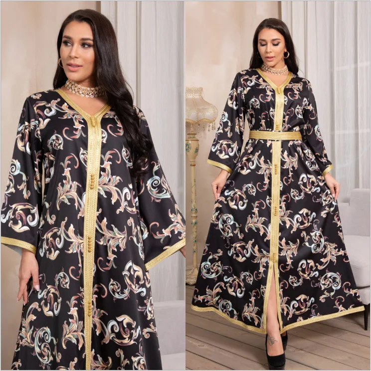 

New ramadan abaya arabic style party dresses muslim dress