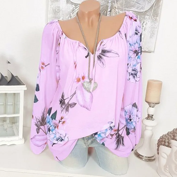 

Autumn New Women's Fashion Casual T-shirt Lace Breathable Long-sleeved Shirt