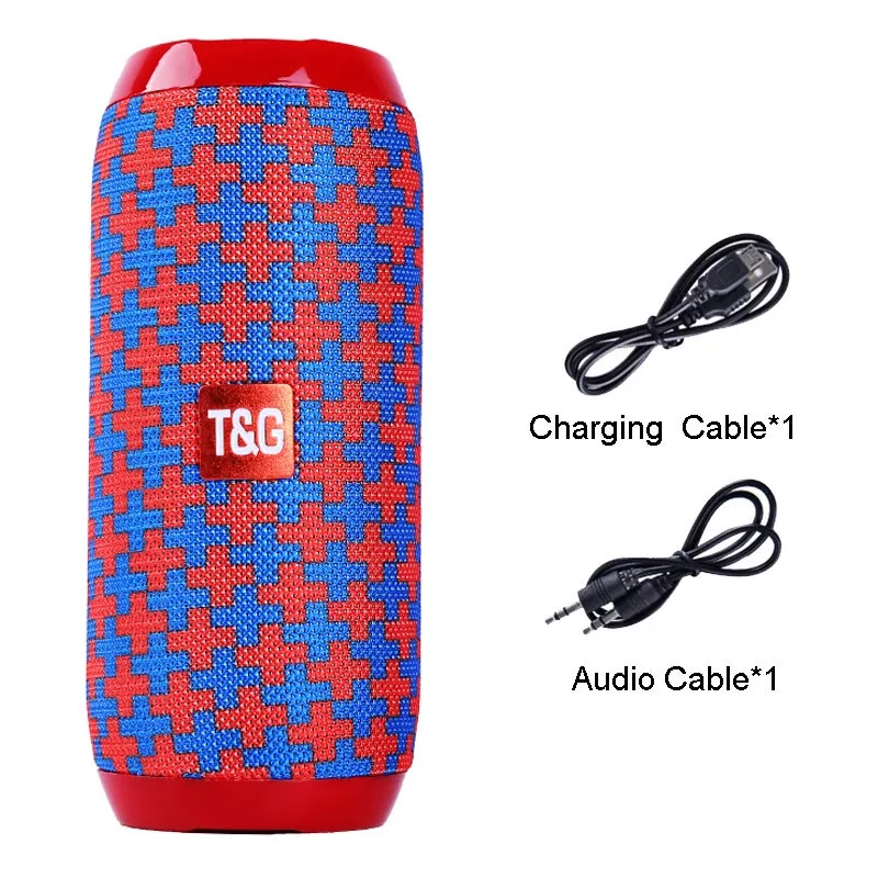 

Waterproof Wireless BlueT Speaker Mini Outdoor Loudspeaker Column Stereo Music Surround Subwoofer Box
