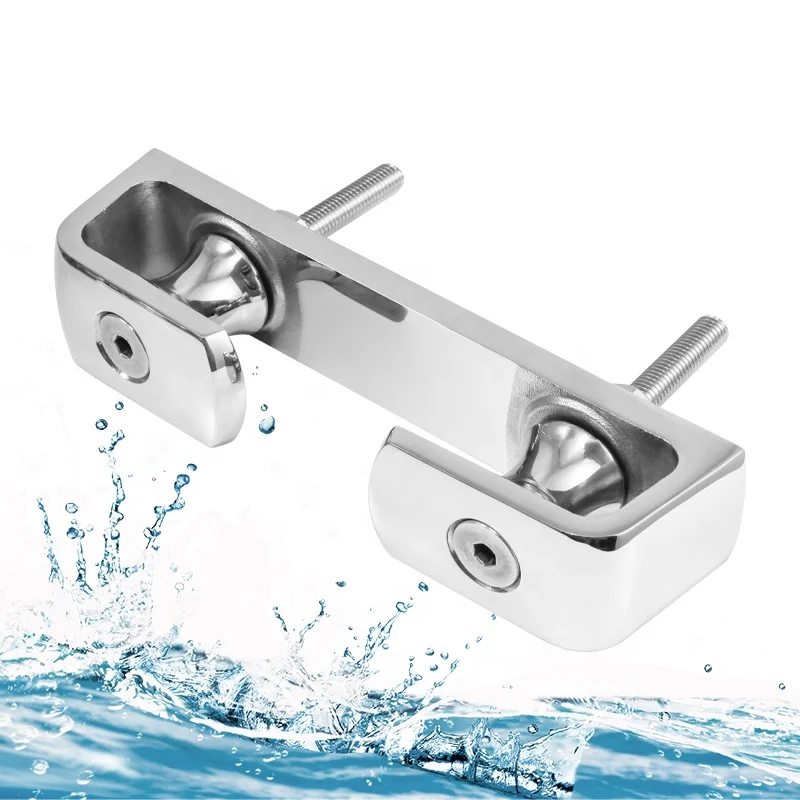 

Little dolphin marine Anti-corrosion anti-rust mirror polished 316 stainless steel Fairlead with 2 Wheel for boat or yacht