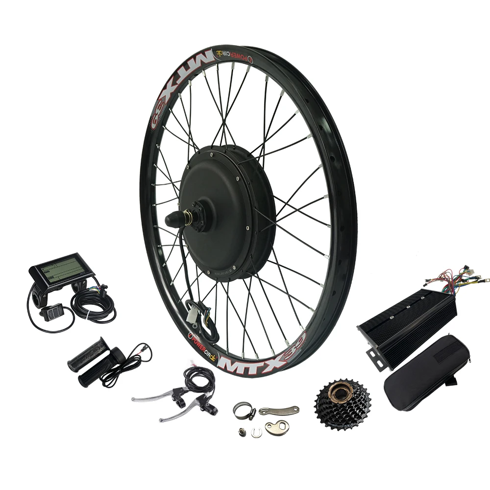 Ready to ship !!! USA warehouse in stock 72V2000W ebike brushless hub motor electric bicycle conversion kit 26",27.5",29"