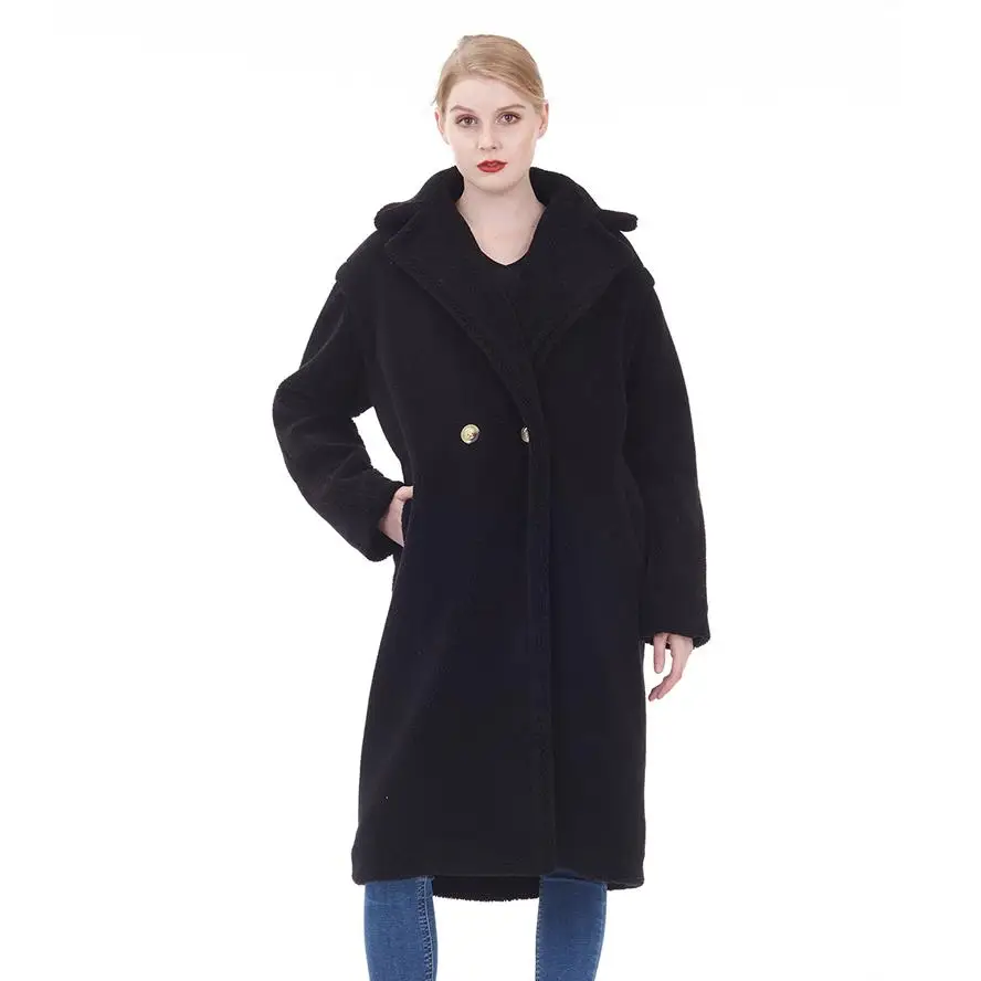 

China Factory customize teddy coat luxury oversize women ladies teddy coat
