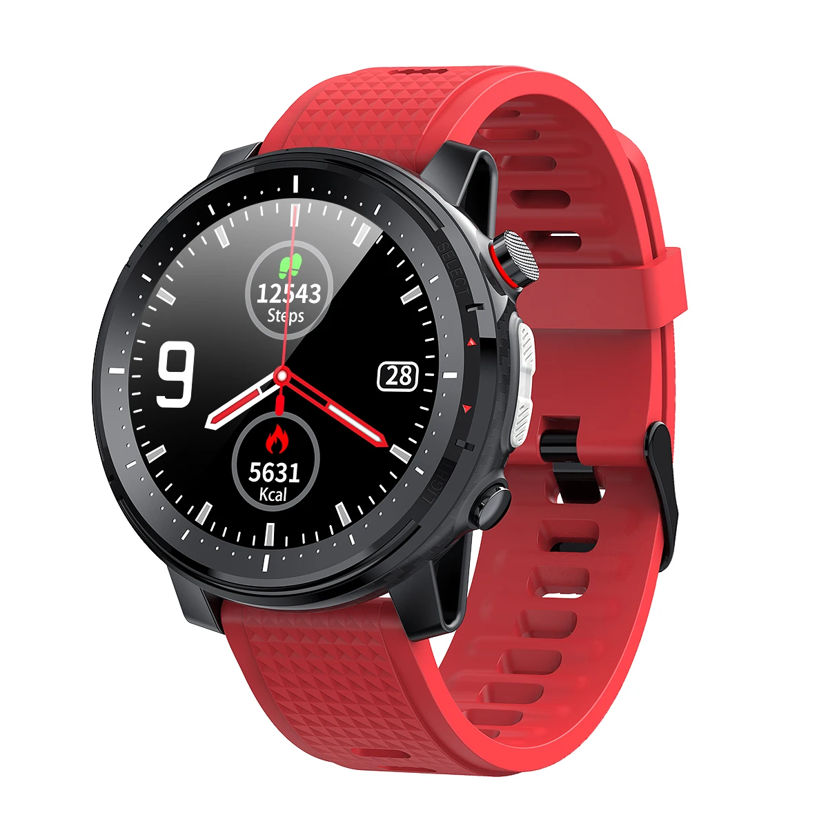 

Newest Products multi-sports heart rate blood pressure and stress L15 universal through technology smart watch for man