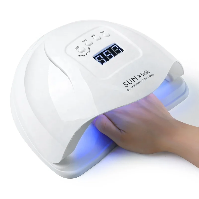 

120W UV LED Nail Lamp Machine Gel Polish Dryer Home Use Manicure Accessory Tools SunX5plus