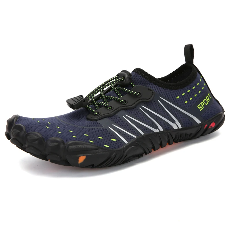 

Fashion man walking shoe barefoot shoes running for 100% safety, Picture showed