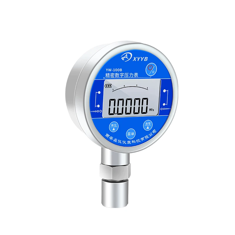 

Five-digit LCD 0.05 level digital display pressure gauge