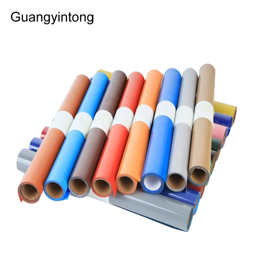 

Guangyintong Iron On Htv Roll HTV Free Sample In Stock Shipping From USA Wholesale High Quality Heat Transfer Vinyl For Clothing