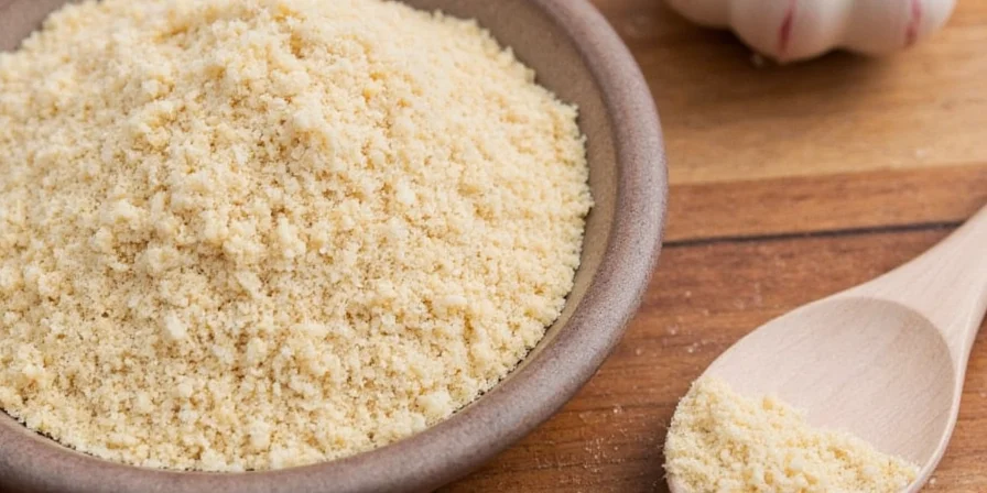 Fresh garlic vs garlic powder visual comparison