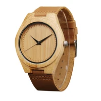 

Wholesale Handcrafted Wood Original Watches With Band Custom Logo Design Your Own Bamboo Wood Watch