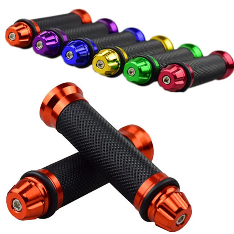 

Motorcycle hand rubber pedal biker scooter grips modified handlebar throttle turn Grip Settle Handle Grips