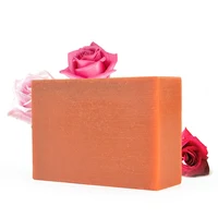 

Available private logo handmade skin lightening and beauty kojic acid rose plant facial whitening soap