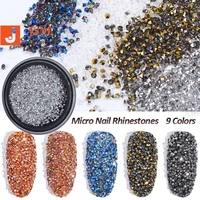 

Beautypapa 1Box Glass Nail Caviar Tiny Rhinestones Micro Pixie Crystals 3d Sharp End Glitter Strass For Nails Art Decorations