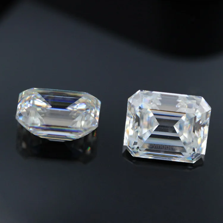 

Emerald Cut Octagon Shape Moissanite 5*7mm VVS1 Clarity DEF White Color Loose Stone With GRA Moissanite Diamond