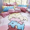Fashion cartoon style bedding sheet designs for children
